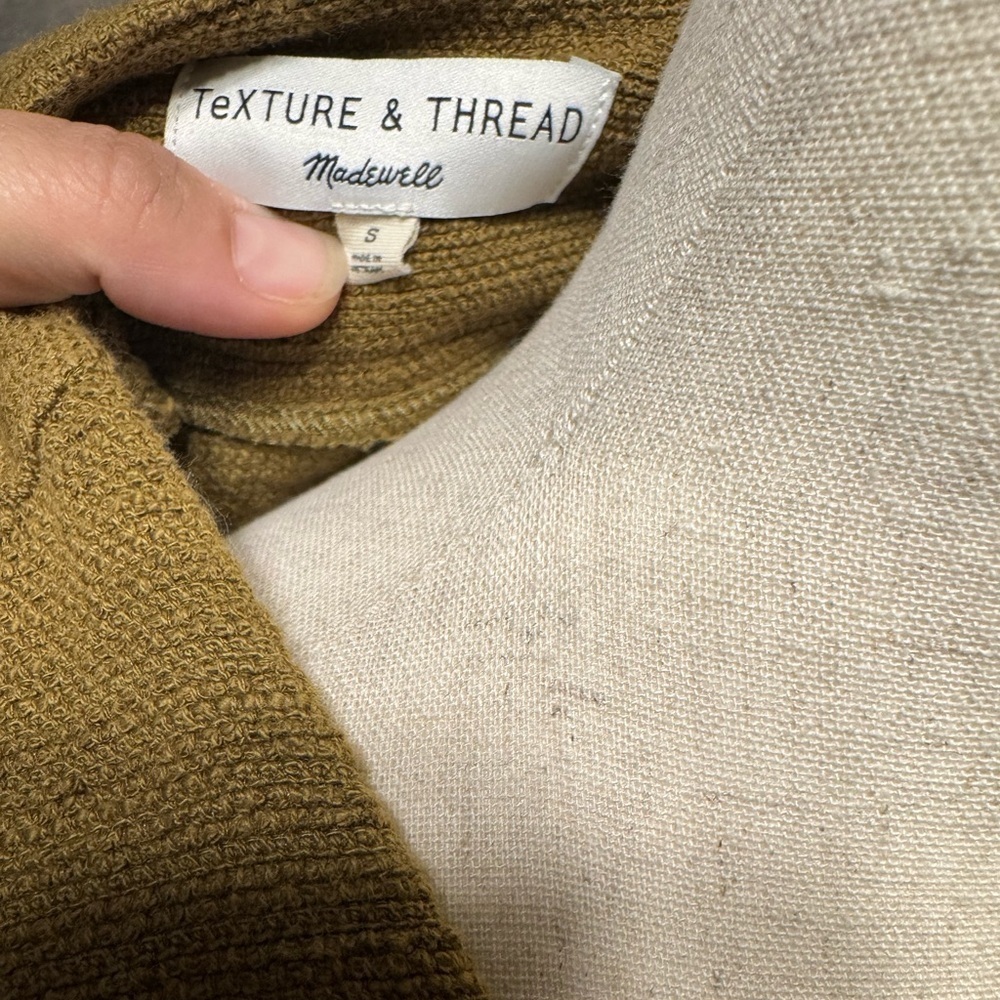 Madewell Texture & Thread Wrap Jacket in Spiced Olive - Picture 3 of 9